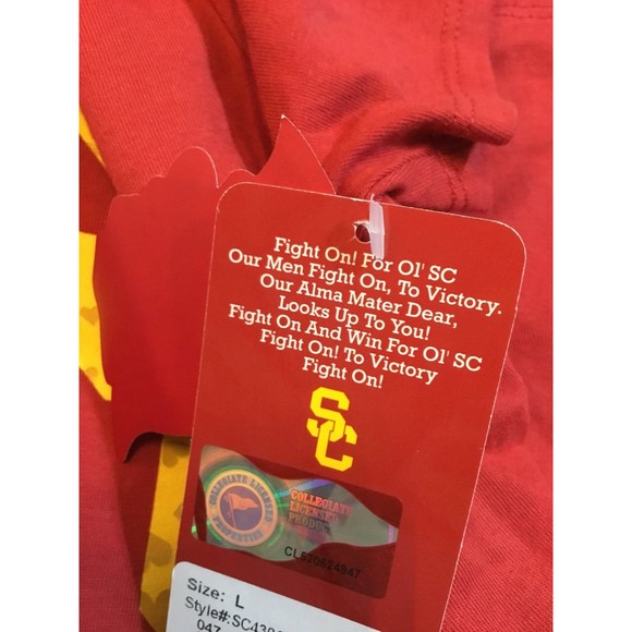 Southern Cal Trojans Tee Girl’s Size Large NWT - Picture 6 of 7